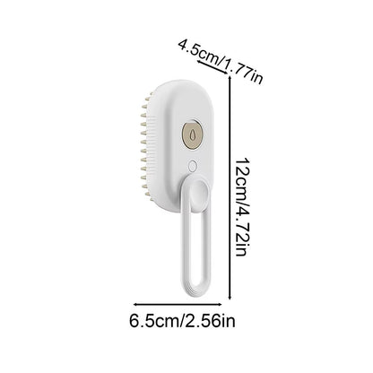 Multifunctional 3-in-1 Pet Steam Brush for Cats and Dogs - Grooming and Hair Removal Tool