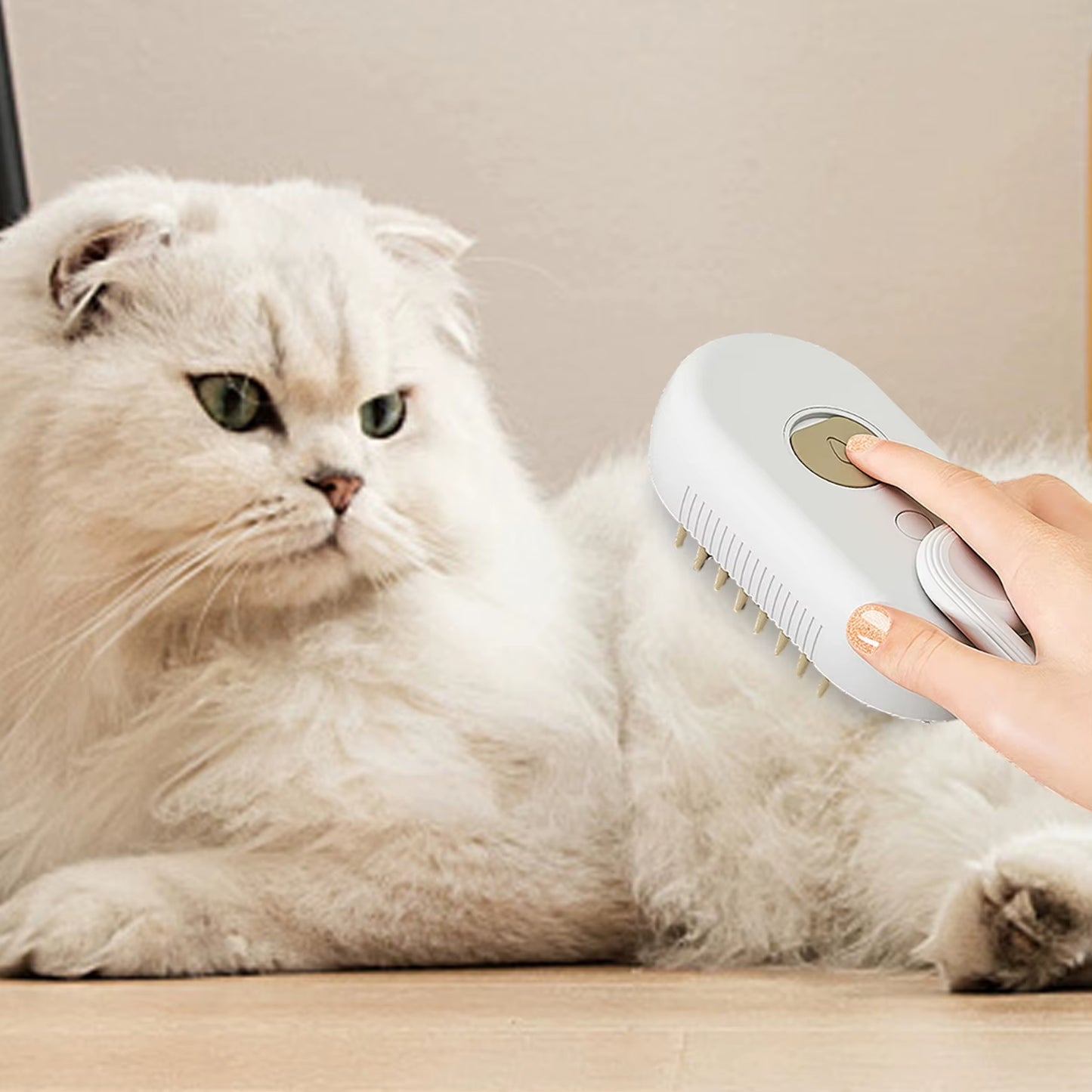 Multifunctional 3-in-1 Pet Steam Brush for Cats and Dogs - Grooming and Hair Removal Tool
